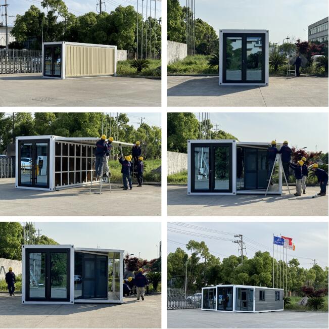 Simple and Generous Fast Assembly of Double Wing Folding Room